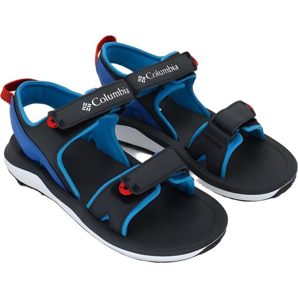 Men\'s Columbia Trailstorm Strap Sandals Black Blue Macaw US 7M main image 6